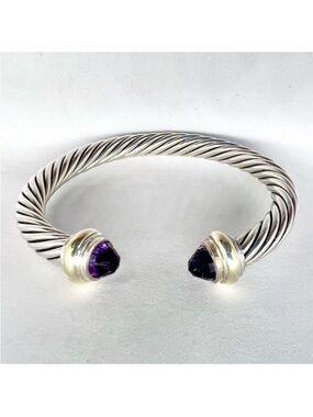 David Yurman Amethyst 7mm Cable Bracelet